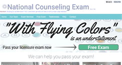 Desktop Screenshot of nationalcounselingexam.com